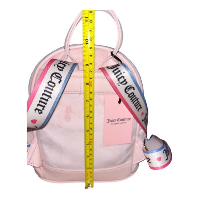 Juicy Couture Pink Clay Rainbow Juicy Backpack Velour TikTok  display picture 3