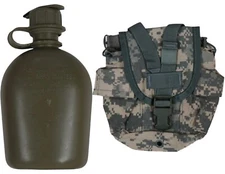 US Military 1 QT General Purpose Canteen & Pouch ACU UCP Digital Camo Quart