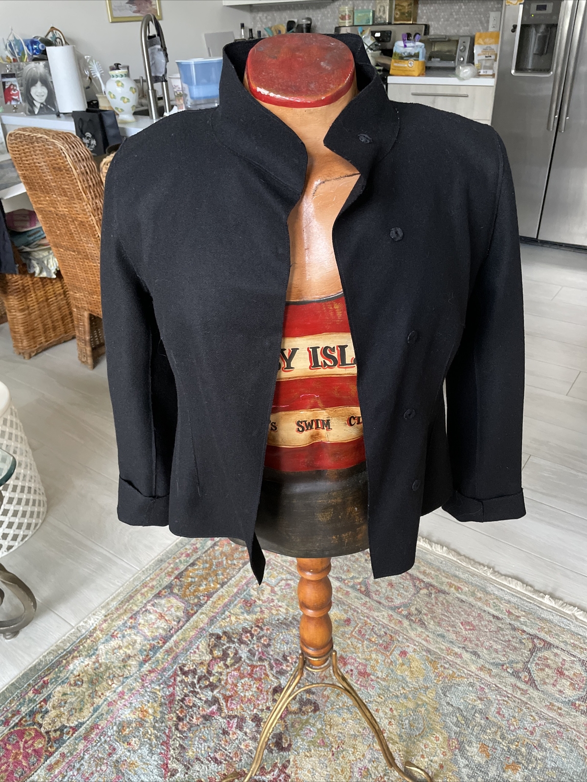 DKNY unconstructed black jacket - image 1