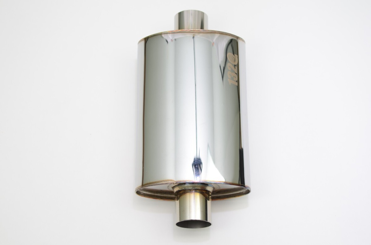 1320 ultra quiet resonator muffler stainless steel universal