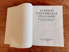 Enciclopedia Treccani usata - Lessico Universale 28 volumi