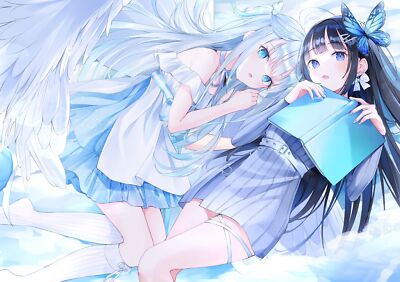 Anime Girls Nabi Artwork Amatsuka Uto Virtual  Gaming Mat Desk 42652