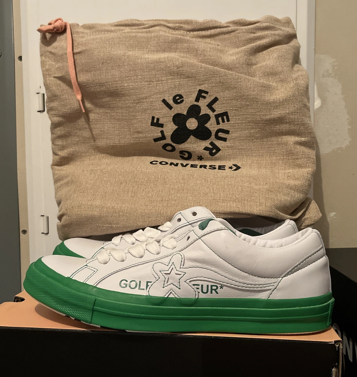 abstract Krimpen Fluisteren Converse x Golf Le Fleur Tyler The Creator One Kelly Green Mens 164025C  Size 9.5 | eBay