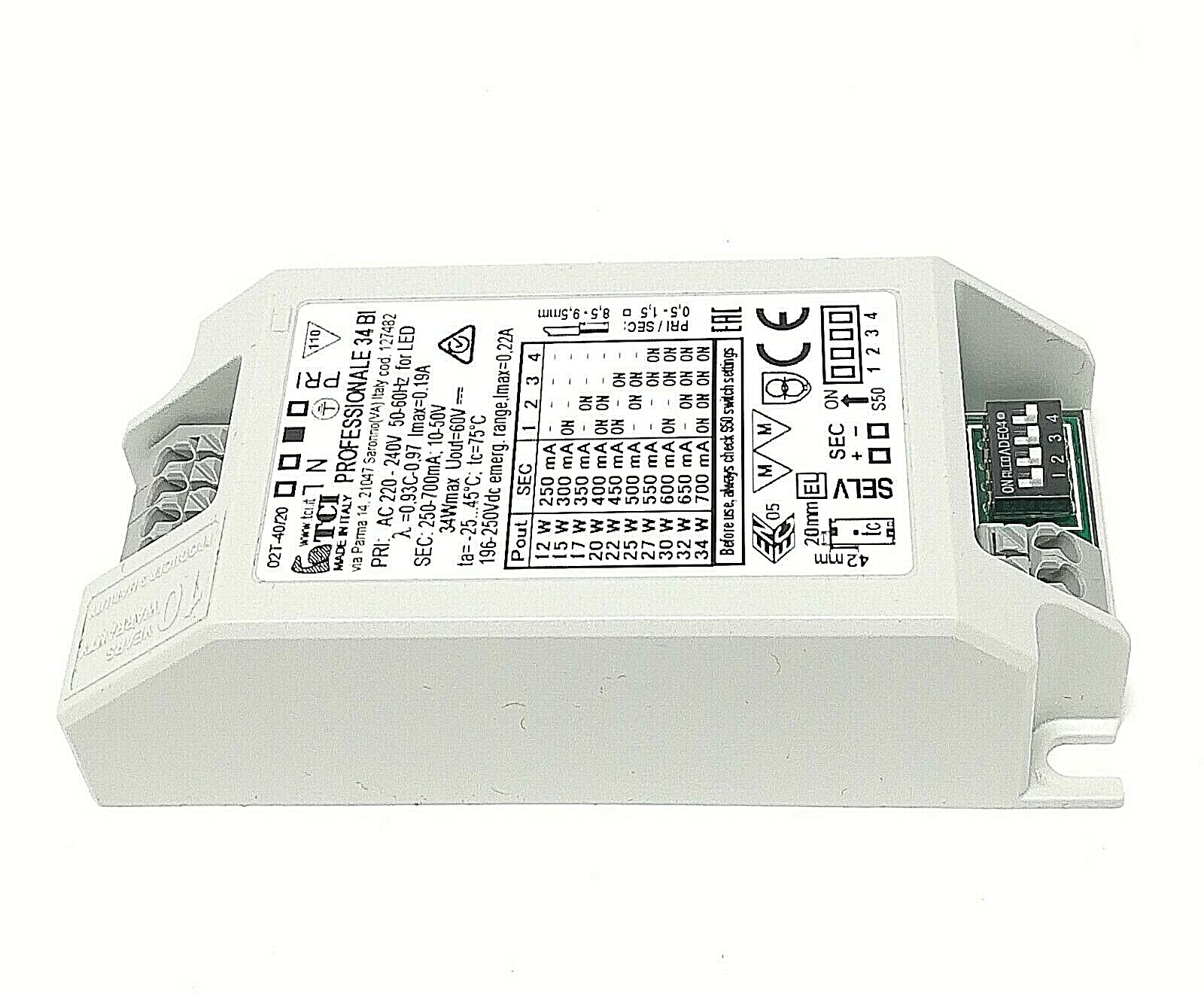 ALIMENTATORE LED TCI PROFESSIONALE 34 BI PROGRAMMABILE - 1