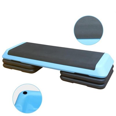 Aerobic Stepper Workout Step with 4 Risers Fitness & Exercise Platform Trainer