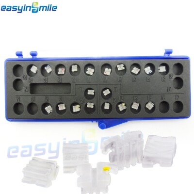 20pc Dental Orthodontic Clear Bracket Ceramic Braces Roth/MBT022