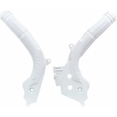 Bi-Material Rahmenschutz Weiß RACETECH R-PRTKTMBN001 für: GAS für: GAS HUSQVARNA