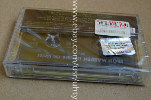 IRON MAIDEN EDWARD THE GREAT RARE UKR ORIGINAL TAPE CASSETTE HEAVY METAL - Picture 2 of 2