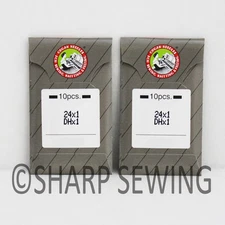 20 ORGAN 24x1 NEEDLES SIZE#12 fits SINGER 19, 20, 24, 25, 26, 240W, 240K, 410W10