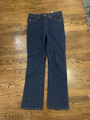 Vintage Levi s 517 Bootcut Size 34 X 32 Blue Orange Tab Vtg 90s Never Worn