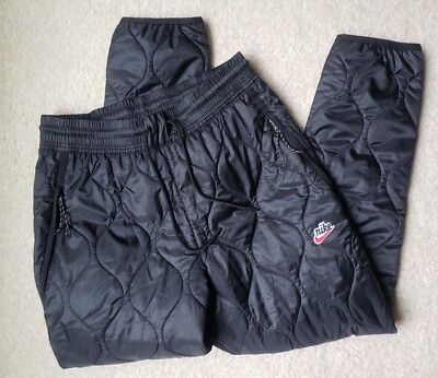 NIKE HERITAGE INSULATED PANTS SZ M CU4448-010 WATER RESISTANT | eBay