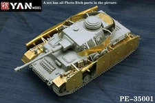 1/35 German Pz.Kpfw.IV Ausf.G Photo-etched Upgrade Kit for Border Model BT-001