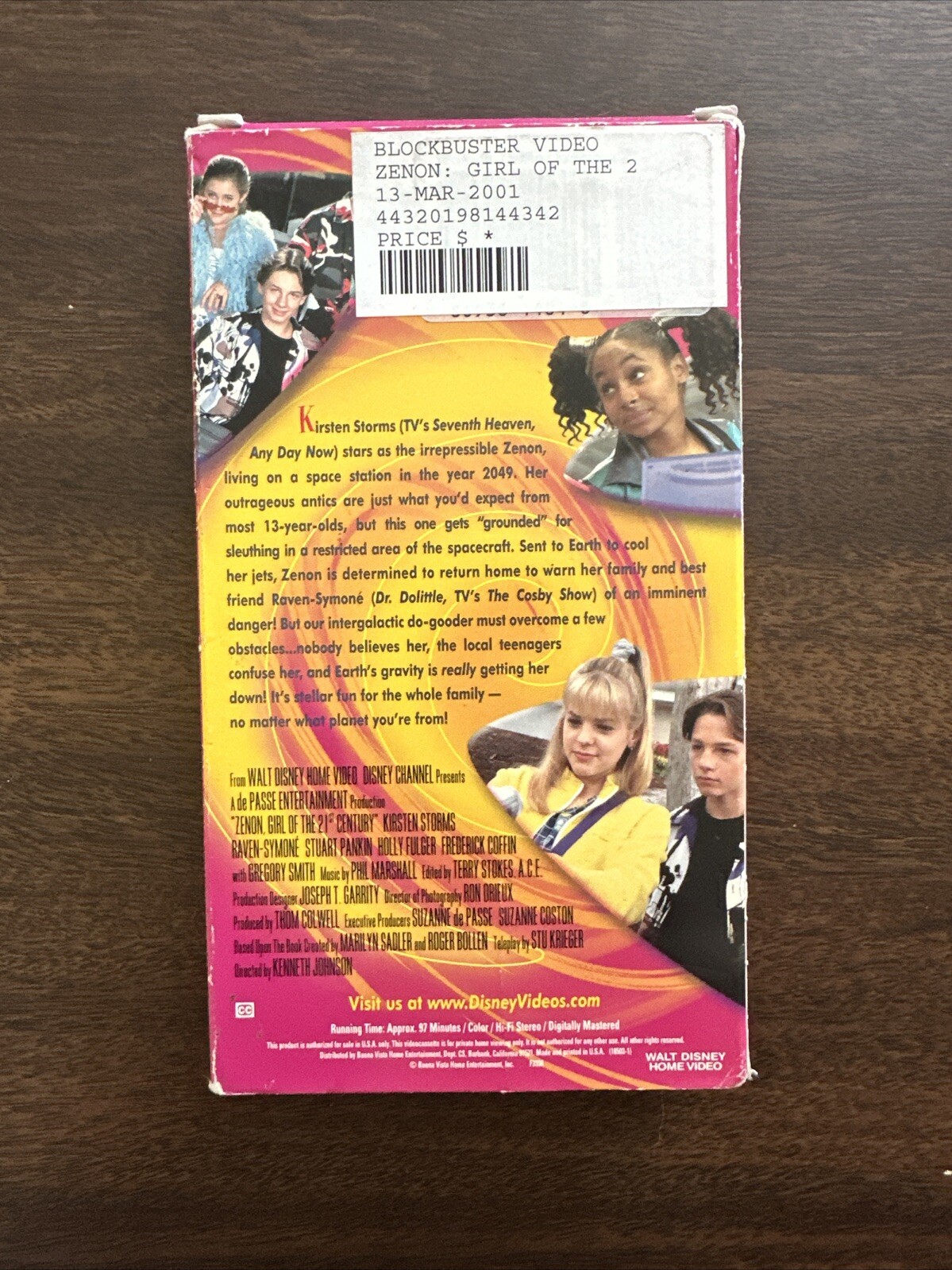 Zenon Girl Of The 21st Century VHS 1999 DISNEY ORIGINAL MOVIE FAMILY