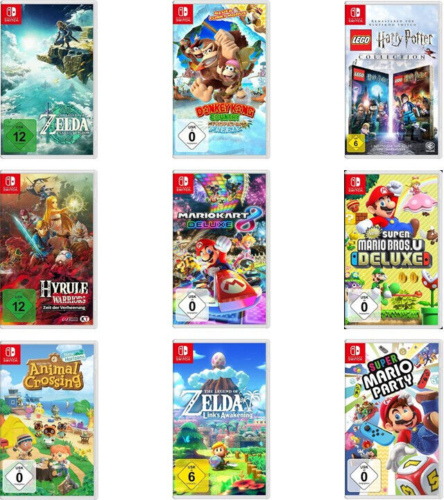Nintendo Switch Spiele Auswahl Mario Kart Bros Zelda Donkey Kong Animal Crossing - Bild 1 von 87