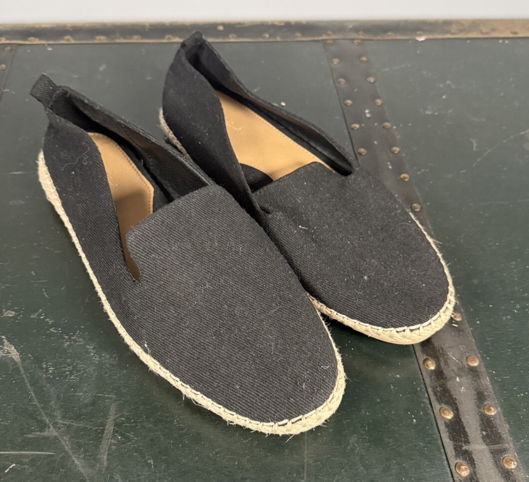 Universal Thread black espadrille flat loafers Wo… - image 4