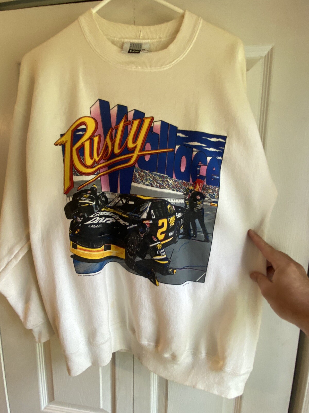 Vintage 90s Rusty Wallace Miller Lite 
