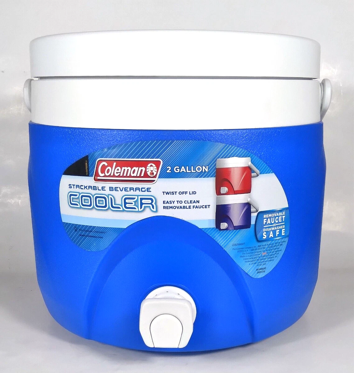 Coleman 2 Gallon Stackable Beverage Cooler 6002 NEW eBay