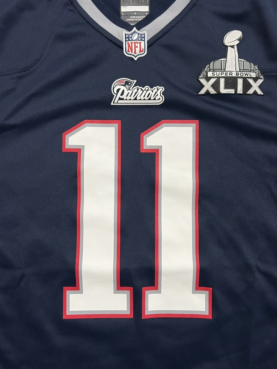 NFL Patriots J.Edelman エデルマン 11 ジャージ Ｍ NFL Patriots J.Edelman エデルマン 11 ジャージ M Patriots