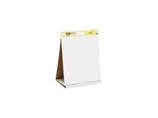Post-it 563 DE Self-Stick Tabletop Easel Pad with Dry Erase Surface, 20 x 23, Wh