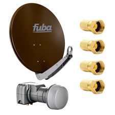 Fuba DAA 650 B Satellitenantenne 65 cm Alu Fuba DEK 217 Twin LNB HDTV 4K 3D