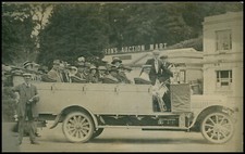 Social History: Charabanc Setting Off On A Trip. Unposted. K8
