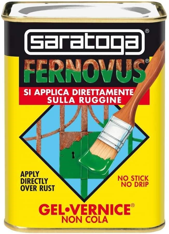 Gel Vernice Antiruggine Fernovus Saratoga Verde Prato Brillante
