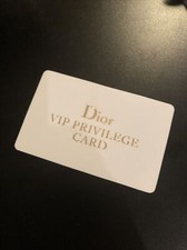 Dior VIP Privilage Card. Genuine Dior Beauty card. Rare.