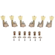 Keystone Handle Locking Tuners 18:1 Tuning Key Locking Machine Head Relic Nickel