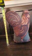 Rooster Cloth Weighted Door Stop