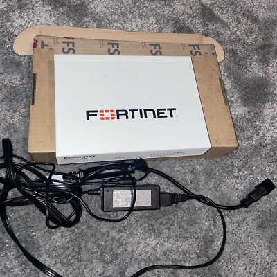 Fortinet Fortigate FG-60E Network Security Firewall with Adapter