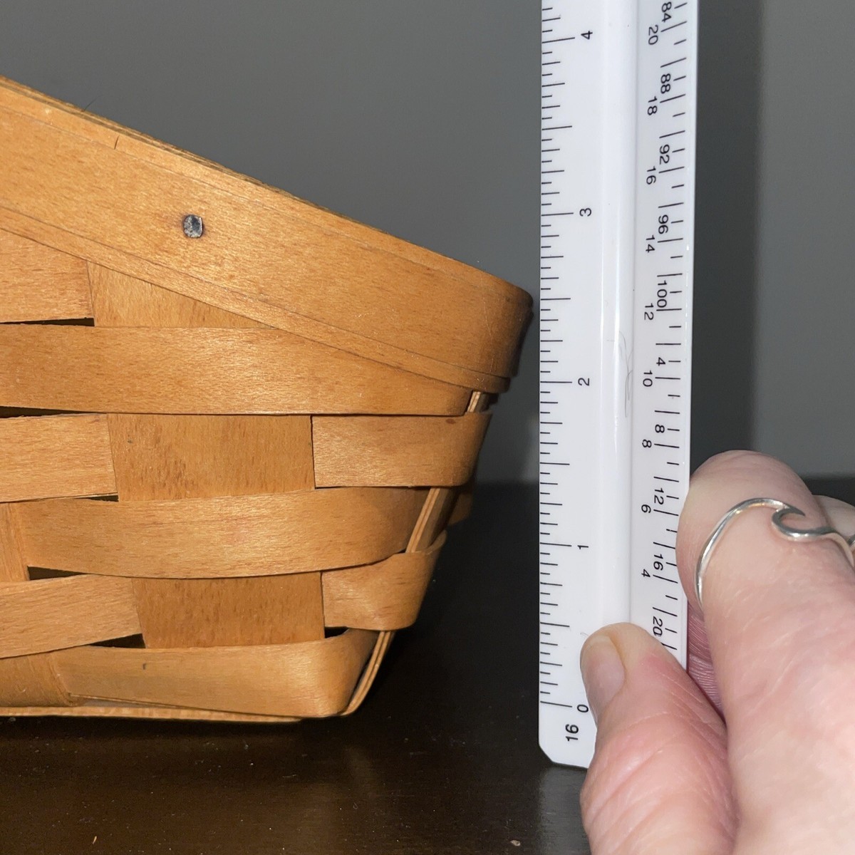 Vintage Longaberger 1995 Plain Sleigh Basket | eBay