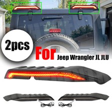 High Mount Roof Led Brake Tail Light Turn For 2018-23 Jeep Wrangler Jl Hard-top