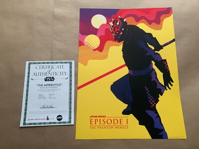 The Apprentice Darth Maul We Buy Your Kids Star Wars Screenprint WBYK Sith