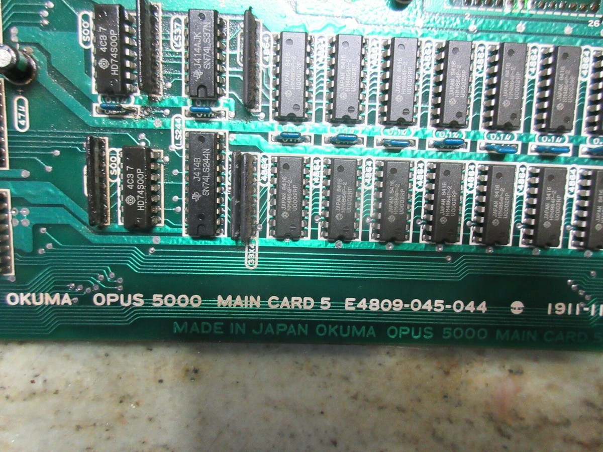OKUMA OPUS 5000 MAIN CARD 5 E4809-045-044 1911-1105-35-060
