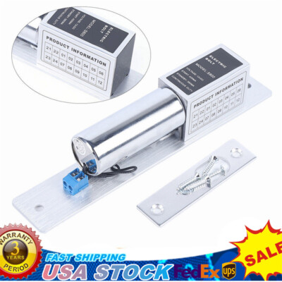 12V Electric Mortise Lock Stainless Steel Fail Secure Electric Drop Bolt Lock