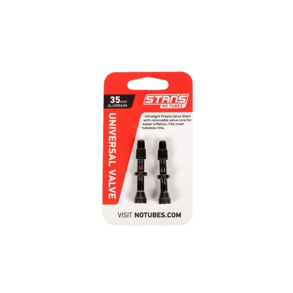 Stans NoTubes - ПАРА ШТОКОВ КЛАПАНОВ UNI AL PRESTA 35 ММ ЧЕРНЫЙ 6490₽
