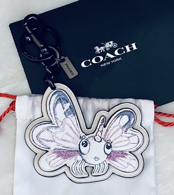 NEW COACH LTD KIKO MIZUHARA UNICORN BUTTERFLY BAG CHARM FOB JAPAN