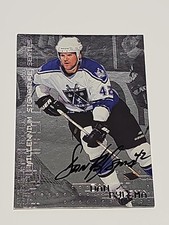 99/00 ITG Millennium Signature Series Dan Bylsma Los Angeles Kings Auto