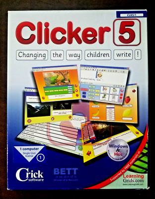 Learning Grids Clicker 5 Writing Software (Complete) + Inspiration & Co ...