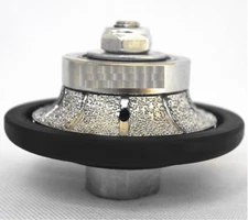 1 Inch (25 mm) Demi-Bullnose Roundover Diamond Hand Profiler Router Bit Granite