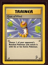 Gust of Wind Non-Holo WOTC Pokemon Card 120/130 Base 2 Set NM/M
