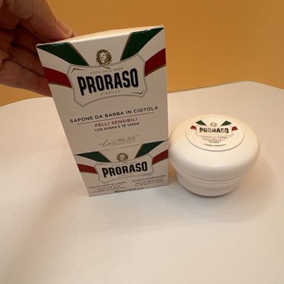 Proraso Italian Shaving Soap Sensitive Skin Green Tea & Oatmeal 5.2 oz