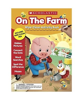 On the Farm Wipe-Clean Activity Book, Scholastic Teaching Resources