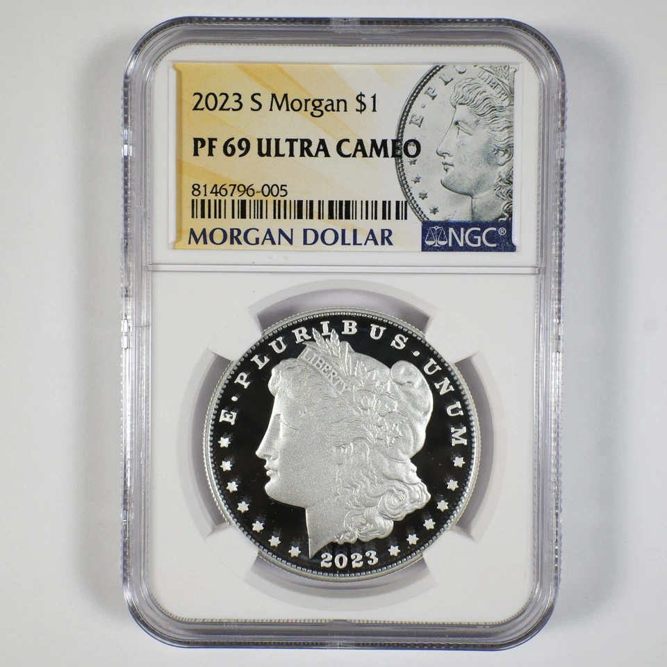 2023 Morgan & Peace NGC Graded MS/PF69 6-Coin Set 31094 - Image 4 of 4