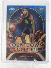 2024-25 Topps Chrome - Countdown Complete Isaiah Collier #CC-23 Blue Basketball