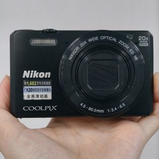 Nikon COOLPIX S7000 Digital Camera 16 MP 20x Optical Zoom English Black Tested