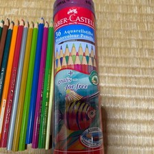 Premium Faber-Castell Watercolor Pencils, 33 of the 36 color set dece95