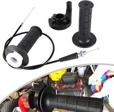 Universal Motorcycle Throttle Grip Kit 7/8 22mm Twist Handle Cable ATV Dirt