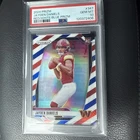 2024 Panini Prizm Jayden Daniels Red/White/Blue #347 Rookie RC PSA 10 Gem Mint