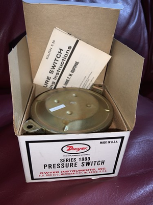 #ad Dwyer 1910 00 Compact Low Differential Pressure Switch NEW $39.99